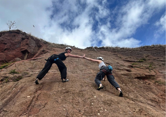 First time climbing outdoors at North Berwick. Other venues available inc Edinburgh City (and indoor emergency venues)